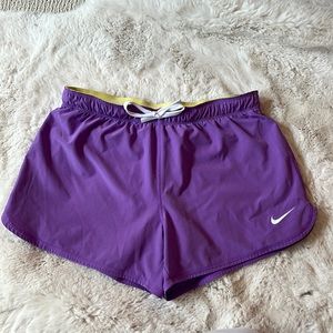 NIKE Purple/Yellow Dri Fit Shorts